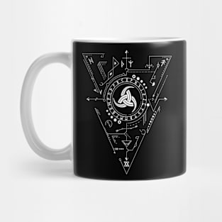 Triple Horn of Odin | Norse Pagan Symbol Mug